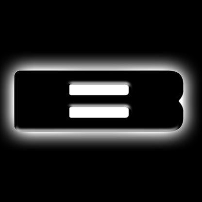 ORACLE Lighting Universal Illuminated LED Letter Badges - Matte Black Surface Finish - B 3141-B-001 3141-B-001 Photo - Primary