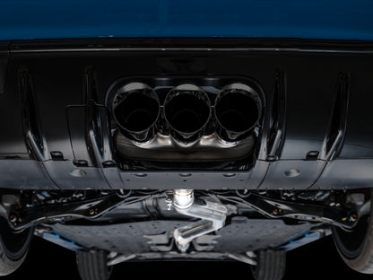 AWE Tuning 2023 Honda Civic Type R FL5 Touring Edition Exhaust w/ Triple Diamond Black Tips 3015-53287 3015-53287 Photo - Mounted