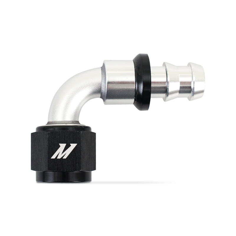 Mishimoto 90 Degree Push Lock Fitting - 8AN MMFT-PL-890 MMFT-PL-890 Photo - Primary