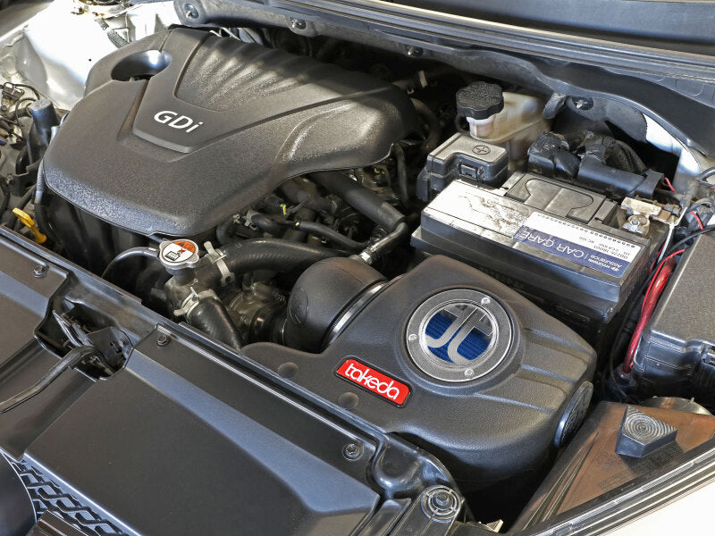 aFe Takeda Momentum 12-17 Hyundai Veloster Pro 5R Cold Air Intake System (Non-Turbo) 56-70029R 56-70029R Photo - Mounted