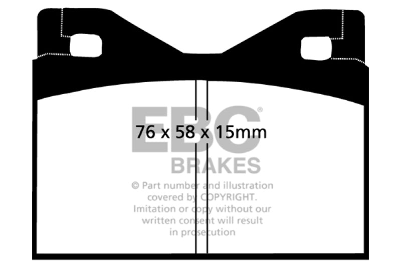 EBC Disc Brake Pad Set DP3126C Photo - Primary