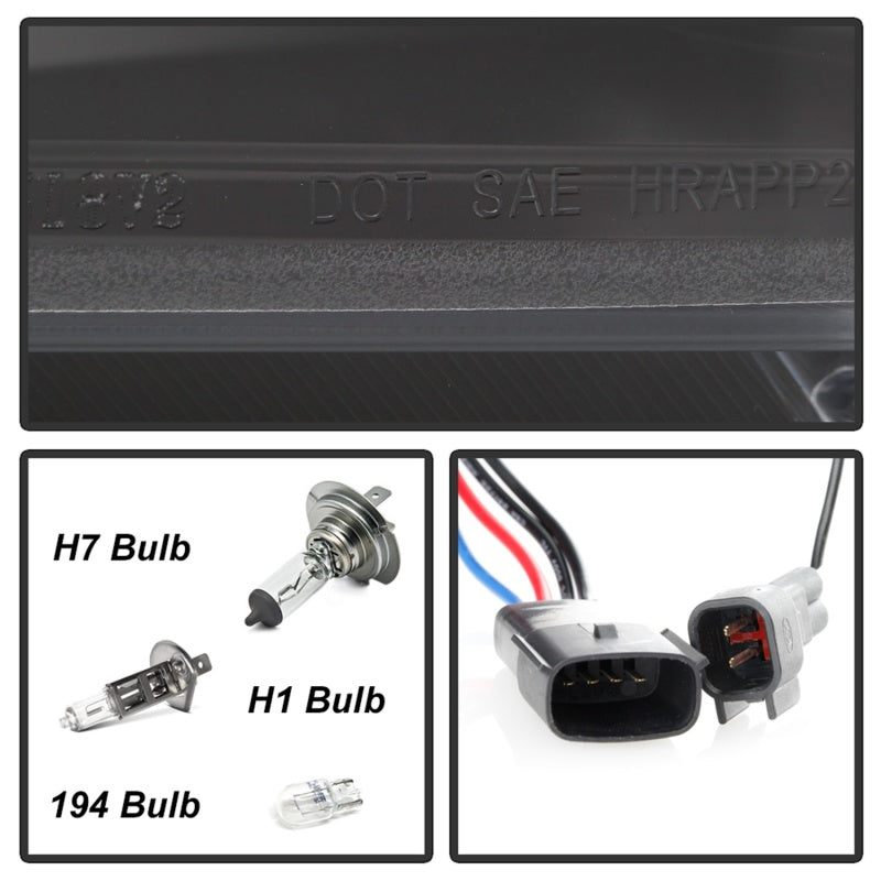 Spyder 18-19 Ford F-150 Projector Headlights - Halogen Model Only - Black PRO-YD-FF15018-LB-BK 5086624 5086624 Photo - Unmounted