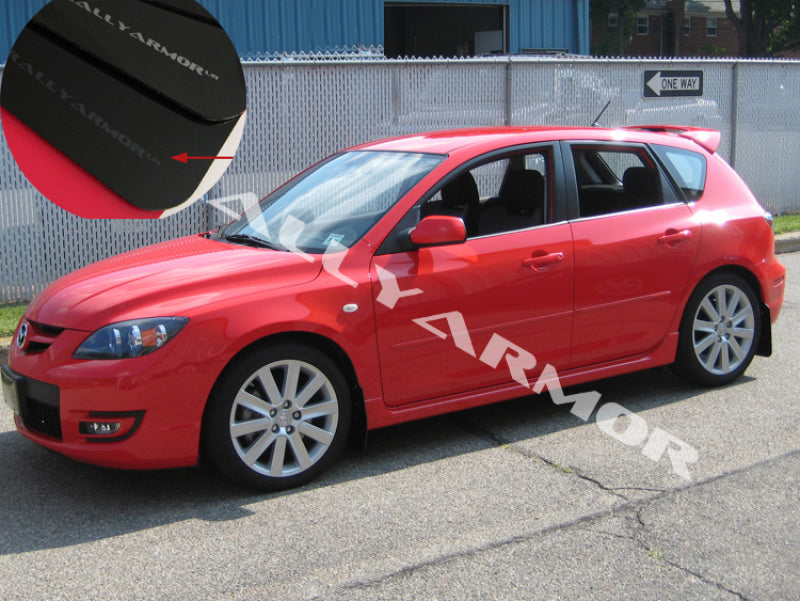 Rally Armor 04-09 Mazda3/Spd3 Mud flap Grey Logo MF9-UR-BLK/GRY User 1
