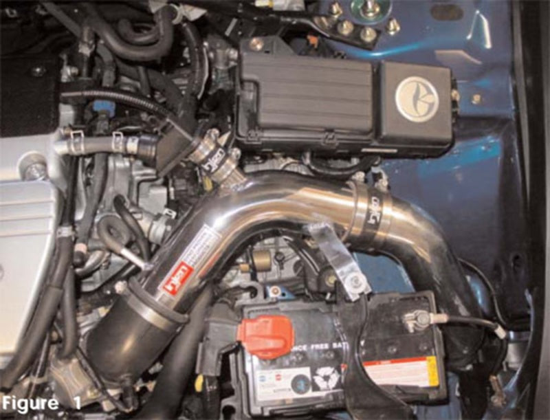 Injen Black Cold Air Intake for 03-07 Accord 4 Cyl. LEV Motor Only RD1680BLK Photo - Mounted