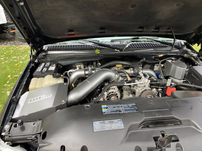 Wehrli 01-04 Chevrolet Duramax LB7 4in Intake Kit - Fine Texture Black WCF100190-FTB WCF100190-FTB User 4