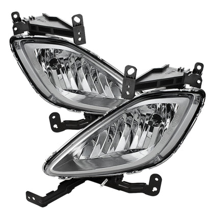 Spyder Hyundai Elantra 2011-2013 OE Style Fog Lights W/Switch Clear FL-HYE2011-C 5079909 5079909 Photo - Primary