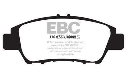 EBC Disc Brake Pad Set UD1394 Photo - Primary