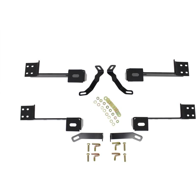 Westin 99-14 Chevy Silv 2500/3500 Reg/Ext Cab Premier Oval Nerf Step Bar Mount Kit - Blk 22-1065 22-1065 Photo - Primary