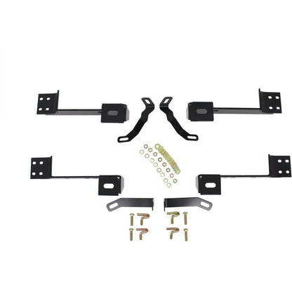 Westin 99-14 Chevy Silv 2500/3500 Reg/Ext Cab Premier Oval Nerf Step Bar Mount Kit - Blk 22-1065 22-1065 Photo - Primary