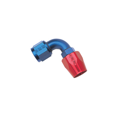Russell Full Flow 90° Hose Ends - Red / Blue 610150 Photo - Primary