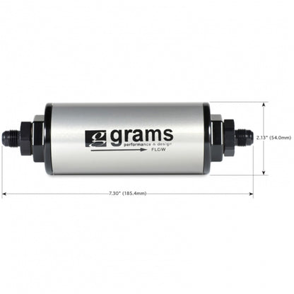 Grams Performance 20 Micron -6AN Fuel Filter G60-99-0026 Photo - Primary