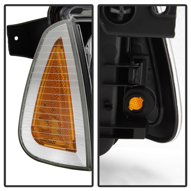 SPYDER xTune 05-10 Dodge Charger 4pc OEM Style Halogen Headlights w/Corner - Chrome (HD-JH-DCH05-SET-C) 9042393 9042393 Photo - Unmounted