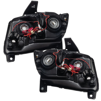 ORACLE Lighting Oracle 11-13 Jeep Grand Cherokee SMD HL (Non-HID) - Chrome - ColorSHIFT w/ 2.0 Controller 7070-333 7070-333 Photo - Mounted