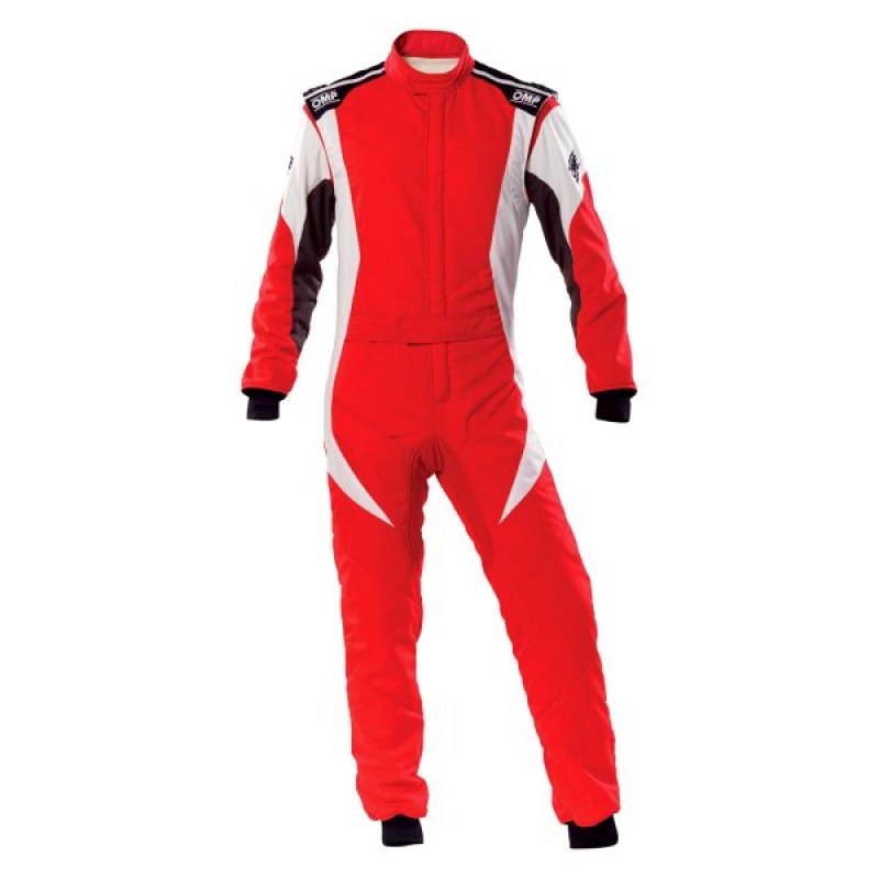 OMP First Evo Overall Red/White - Size 48 (Fia 8856-2018) IA0-1854-B01-063-48 IA0-1854-B01-063-48 Photo - Primary