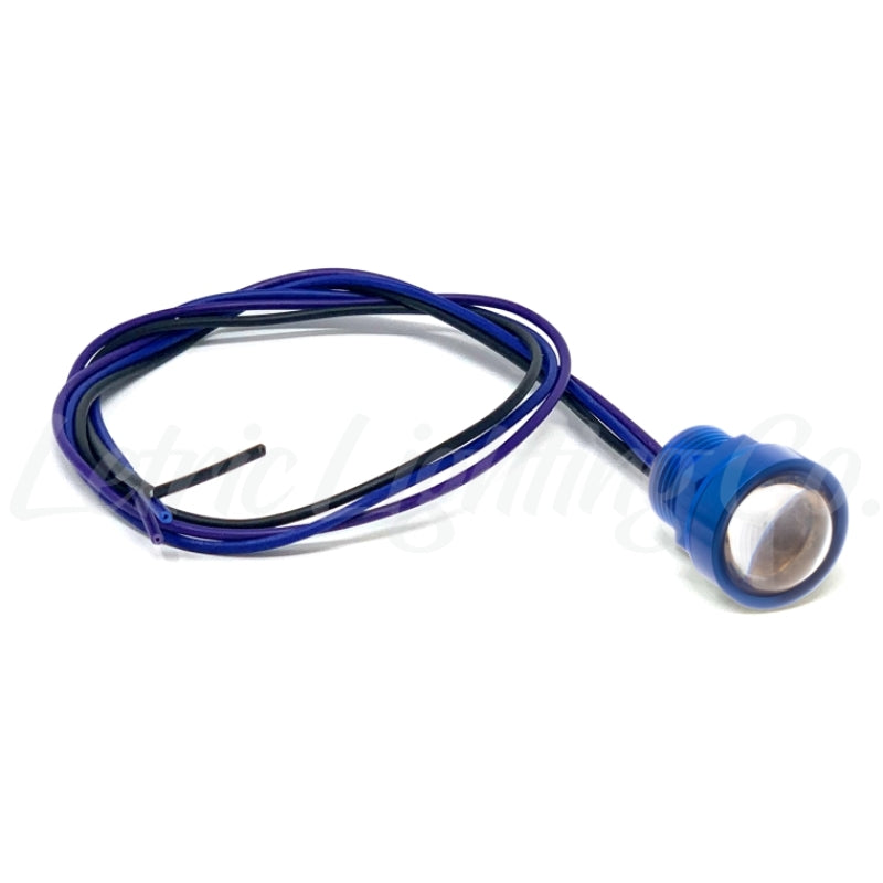 Letric Lighting Royal Flush G2 LEDs Sealed Blue Anodized Body - White/Amber Switchback LLC-RFNS-WAS LLC-RFNS-WAS Photo - Primary