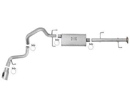 aFe Scorpion 2-1/2" Aluminized Steel CatBack Exhaust System w/Polished Tip 49-06039-P Photo - Unmounted