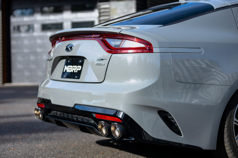 MBRP 18-22 Kia Stinger GT Bezel Kit Quad Tip CF T5195CF T5195CF Photo - lifestyle view