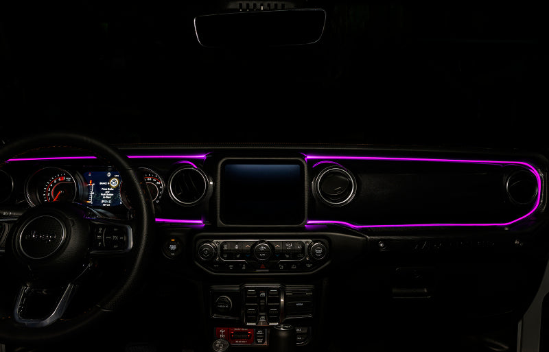 ORACLE Lighting Jeep Wrangler JL / Gladiator JT ColorSHIFT Fiber Optic LED Interior Kit 4236-333 4236-333 Photo - lifestyle view