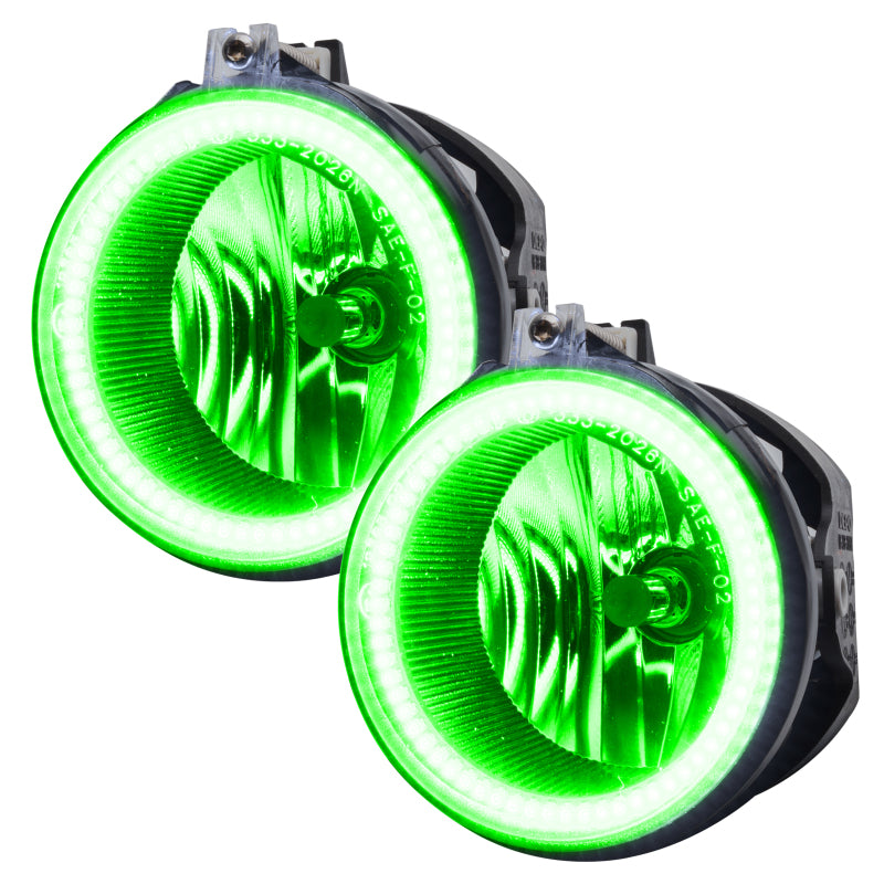 ORACLE Lighting Oracle Dodge Challenger 08-14 LED Waterproof Fog Halo Kit - Green 1253-004 1253-004 Photo - Primary