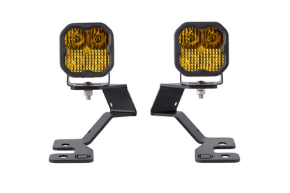 Diode Dynamics 2021 Ford Bronco SS3 LED Ditch Light Kit - Sport Yellow Pro Combo DD7141 DD7141 Photo - Primary