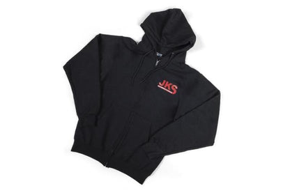 JKS Manufacturing Zippered Black Hoodie - Small JKSAPP140BLKS JKSAPP140BLKS Photo - out of package
