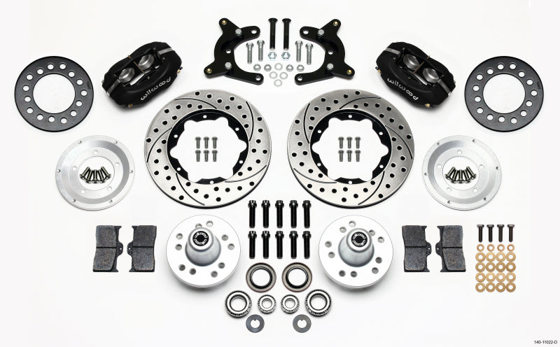 Wilwood FDL Front Kit, 11.00", Drilled, 62-72 CDP A Body - 9" Drum 140-11022-D Photo - Primary