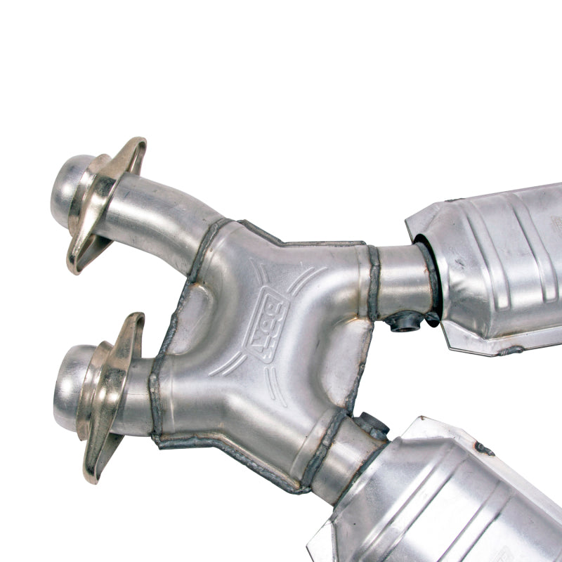 BBK Performance 96-04 Ford MustangG 2.5 Short X-Pipe W/Converters 1638 Photo - Unmounted