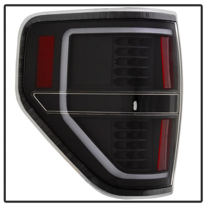 SPYDER xTune 09-14 Ford F-150 Light Bar LED Tail Lights - Black (ALT-JH-FF15009-LBLED-BK) 9042188 9042188 Photo - Unmounted