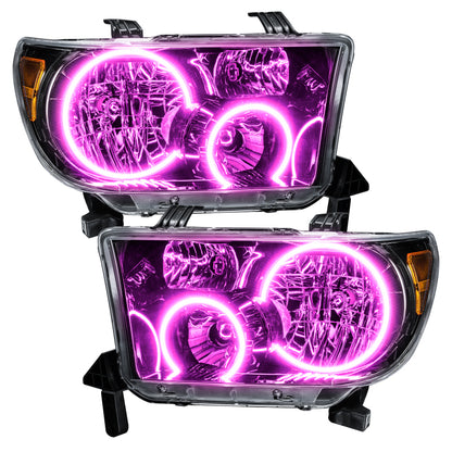 ORACLE Lighting Oracle 07-11 Toyota Tundra Pre-Assembled Headlights - Black Housing - ColorSHIFT w/ BC1 Controller 7119-335 7119-335 Photo - out of package