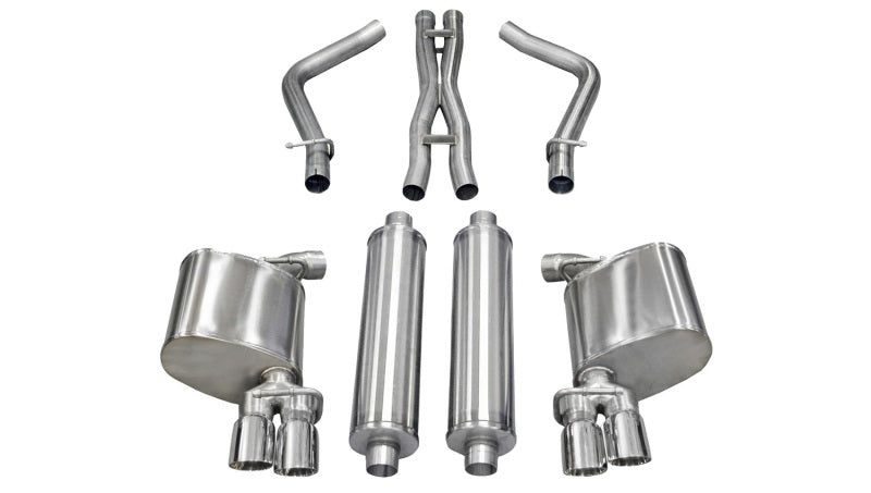Corsa Performance 11-13 Dodge Charger R/T 5.7L V8 Polished Sport Cat-Back Exhaust 14525 Photo - Primary