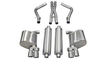 Corsa Performance 11-13 Dodge Charger R/T 5.7L V8 Polished Sport Cat-Back Exhaust 14525 Photo - Primary