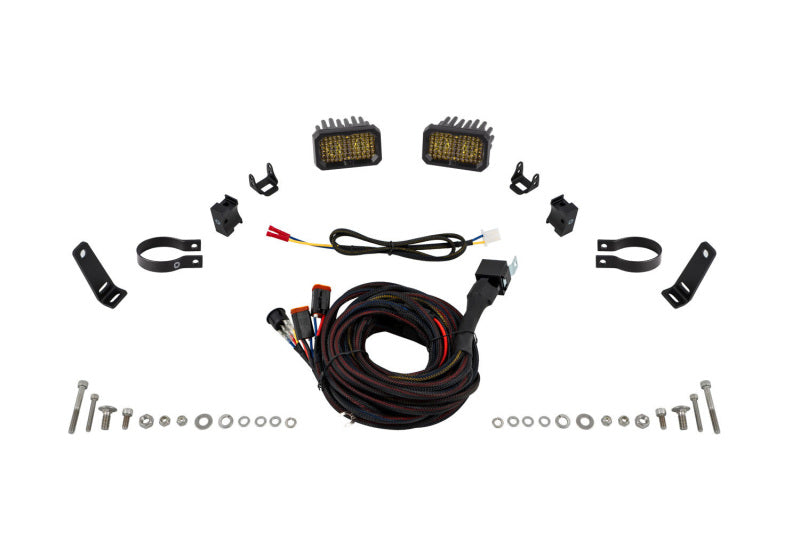 Diode Dynamics Stage Series 1.875 Inch Roll Bar Chase Light Kit SSC2 Sport Yellow (Pair) DD7875 DD7875 Photo - Primary