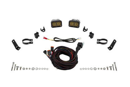 Diode Dynamics Stage Series 1.875 Inch Roll Bar Chase Light Kit SSC2 Sport Yellow (Pair) DD7875 DD7875 Photo - Primary