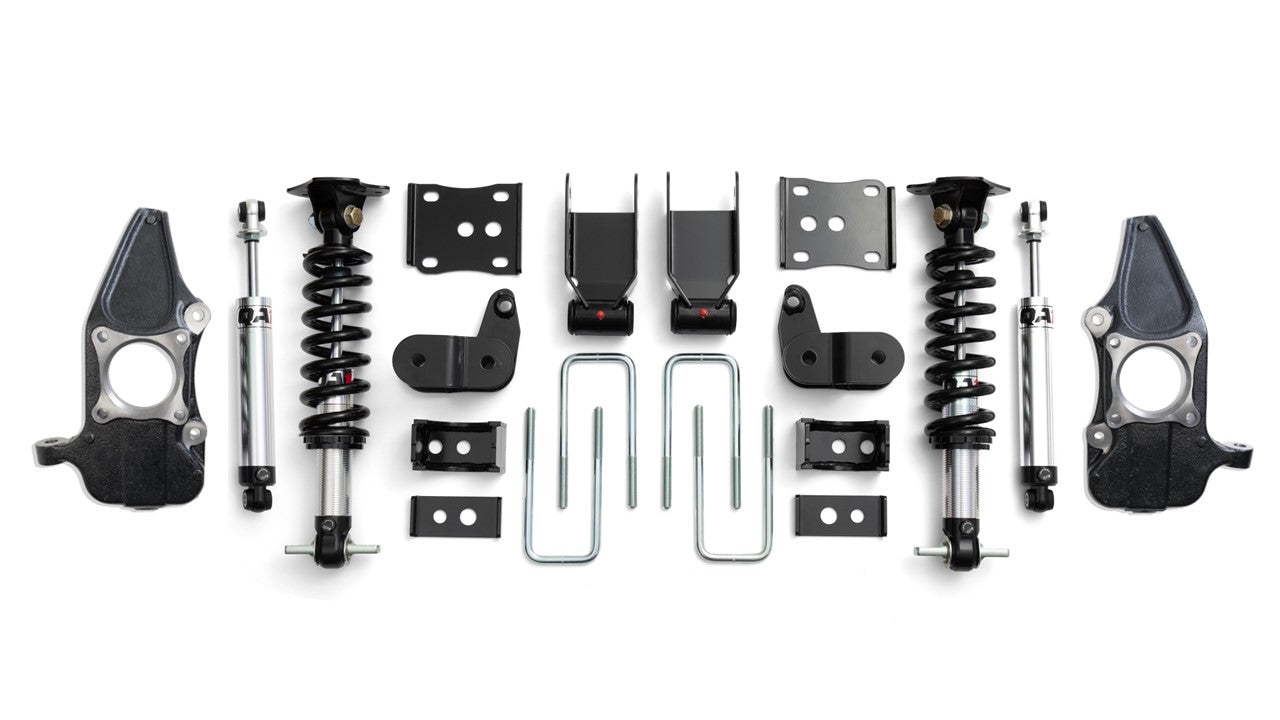 QA1 15-20 Ford F150 4WD Lowering Kit w/ Spindles Single Adjustable 3.5in-5.5in LK11-FF02