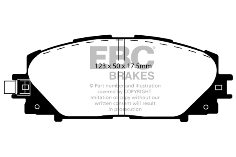 EBC Disc Brake Pad Set UD1184 Photo - Primary