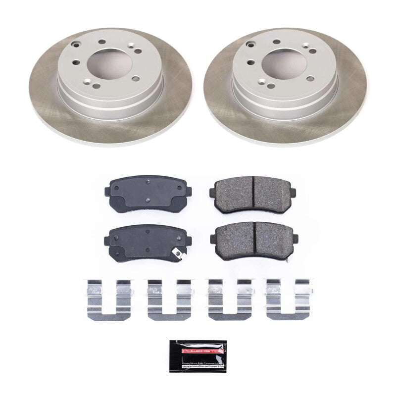 PowerStop Power Stop 14-16 Kia Cadenza Rear Semi-Coated Rotor Kit SC6936 SC6936 Photo - Primary