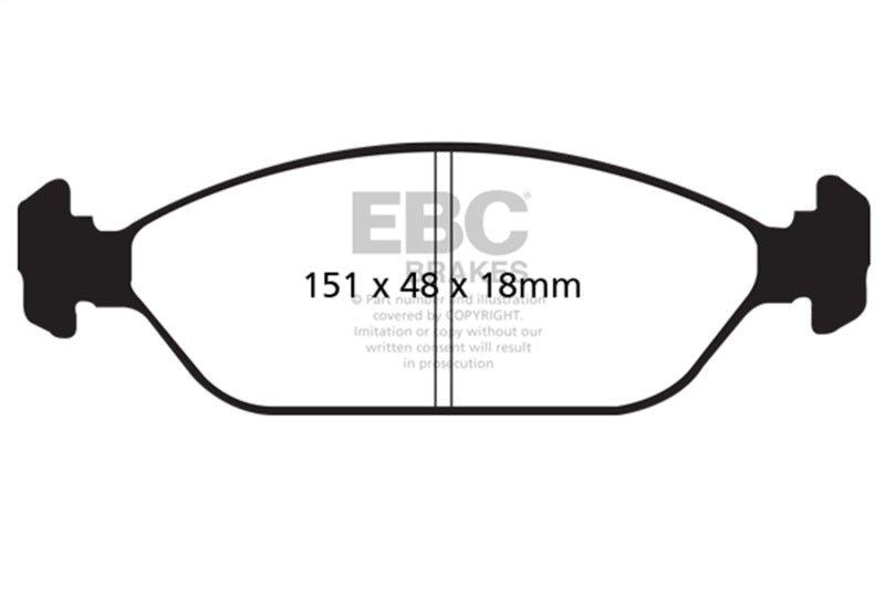 EBC Disc Brake Pad Set DP21726 Photo - Primary