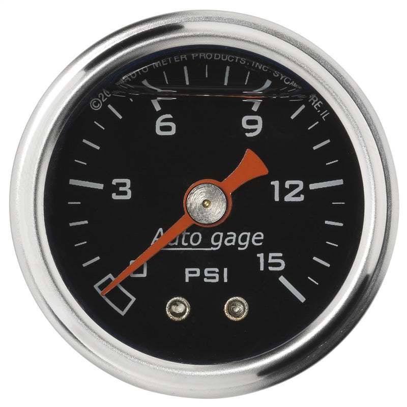 Autometer t Comp 2172 Pressure 0-15 PSI Gauge 2172 Photo - Primary