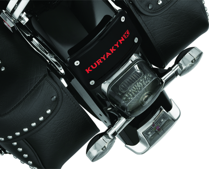 Kuryakyn Laydown Curved Licplt Frm-Blk 3148 3148 User 1
