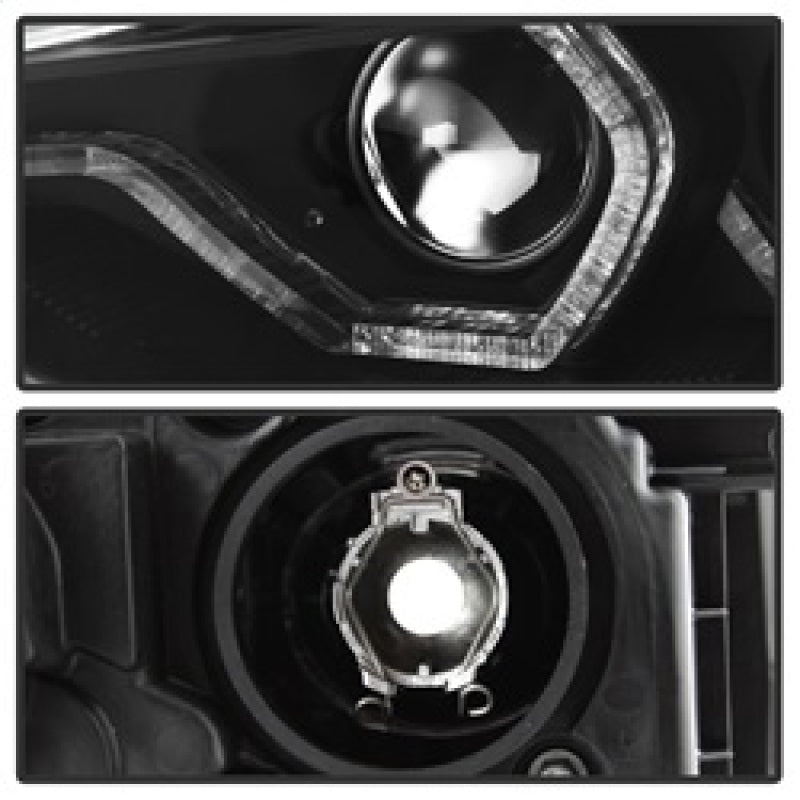 Spyder 12-14 BMW F30 3 Series 4DR Projector Headlights - LED DRL - Black (PRO-YD-BMWF3012-DRL-BK) 5084347 5084347 Photo - Unmounted