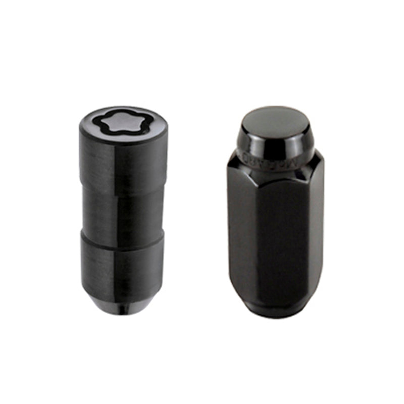 McGard 8 Lug Hex Install Kit w/Locks (Cone Seat Nut) M14X1.5 / 13/16 Hex / 1.945in. Length - Black 84822 84822 Photo - Primary