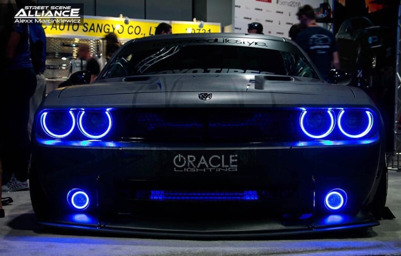 ORACLE Lighting Oracle 08-14 Dodge Challenger Dynamic Surface Mount Headlight Halo Kit - ColorSHIFT - Dynamic 1292-332 1292-332 User 2
