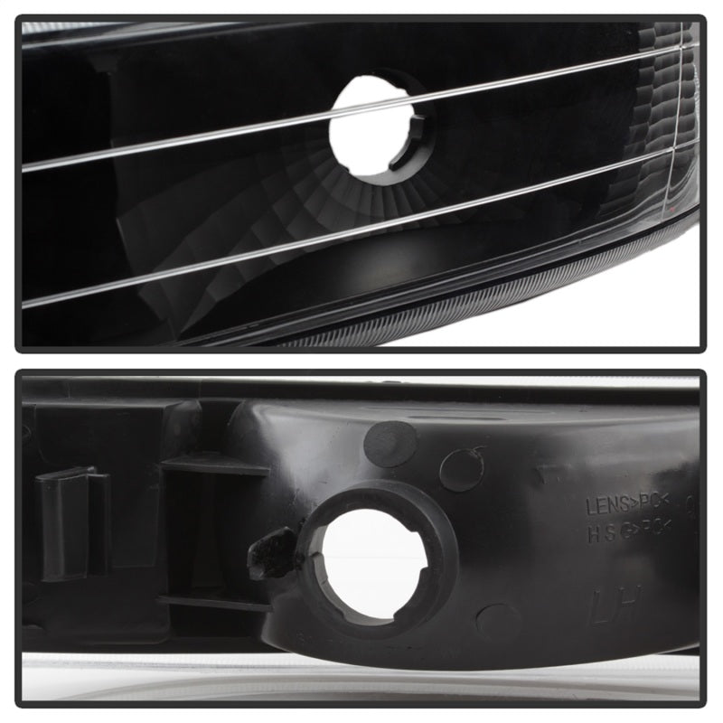 SPYDER Xtune Chevy Silverado 99-02 Amber Reflector Bumper Lights Black CBL-JH-CS99-AM-BK 5064271 5064271 Photo - Unmounted