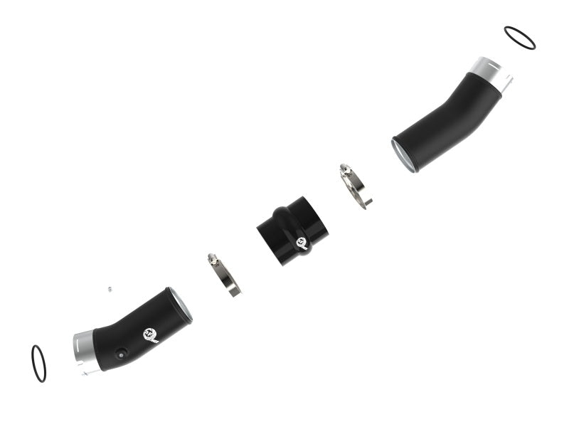 aFe 2024 Toyota Tacoma L4 2.4L (t) BladeRunner 3in Aluminum Cold Charge Pipe 46-20729-B 46-20729-B Photo - Unmounted