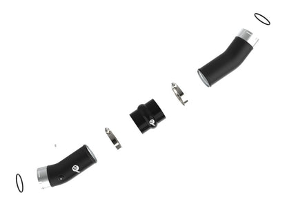 aFe 2024 Toyota Tacoma L4 2.4L (t) BladeRunner 3in Aluminum Cold Charge Pipe 46-20729-B 46-20729-B Photo - Unmounted