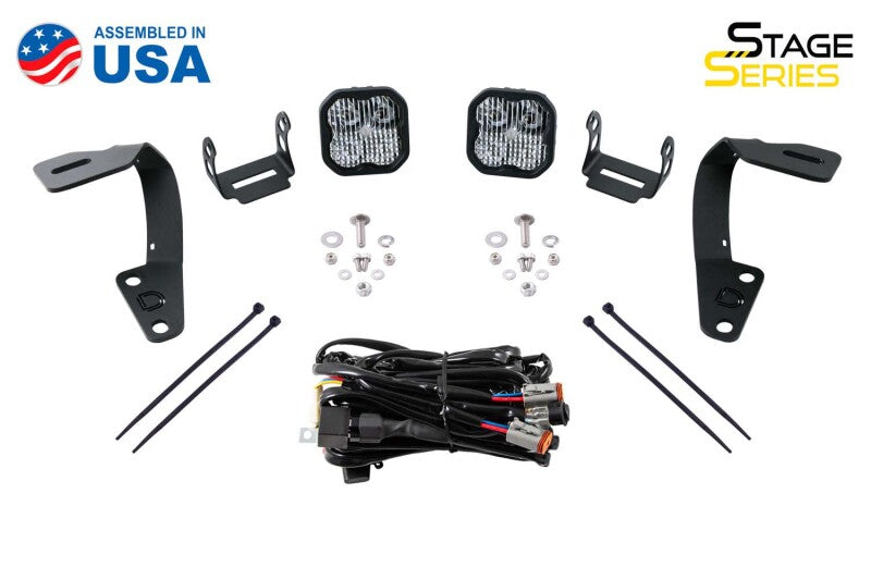 Diode Dynamics 10-21 Toyota 4Runner Stage Series 2in LED Ditch Light Kit Sport - White Combo DD6750 DD6750 User 7