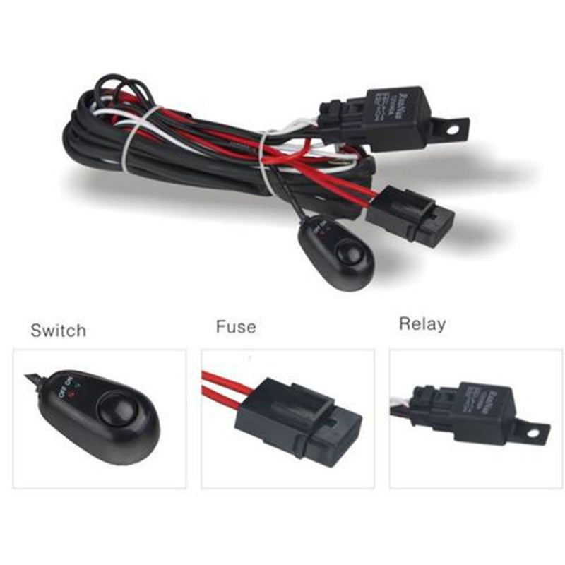 DV8 Offroad Wiring Harness w/ Relay & Switch WIRE HARNESS WIRE HARNESS Photo - Primary