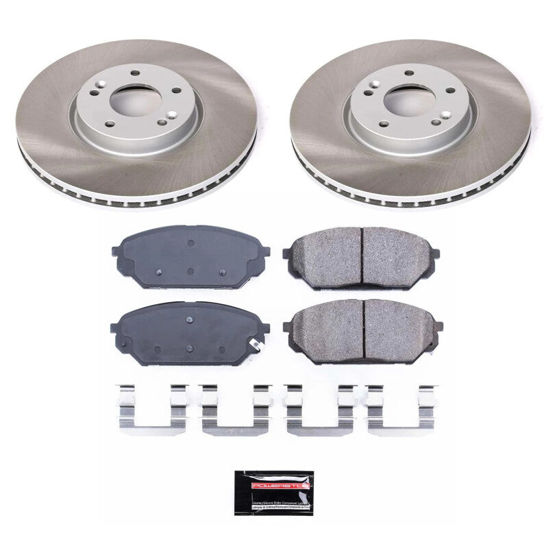 PowerStop Power Stop 07-12 Hyundai Veracruz Front Semi-Coated Rotor Kit SC5918 SC5918 Photo - Primary