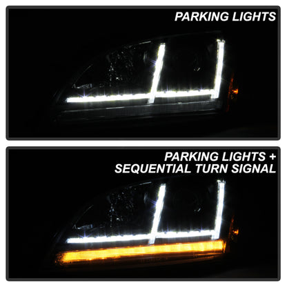Spyder 08-15 Audi TT (HID Model Only) Projector Headlights - Sequential Signal - Black 5086891 5086891 User 6