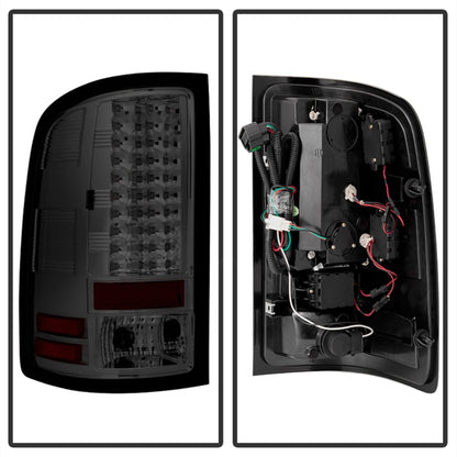 Spyder GMC Sierra 07-13 (Not fit 3500 Dually 4 Rear Wheels)LED Tail Lights Smoke ALT-YD-GS07-LED-SM 5014962 5014962 Photo - Unmounted